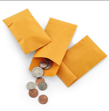 coin envelopes details